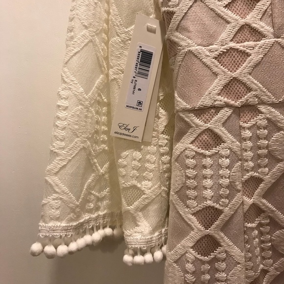 Eliza J fit and flare Pom-Pom NWT dress - Picture 5 of 8